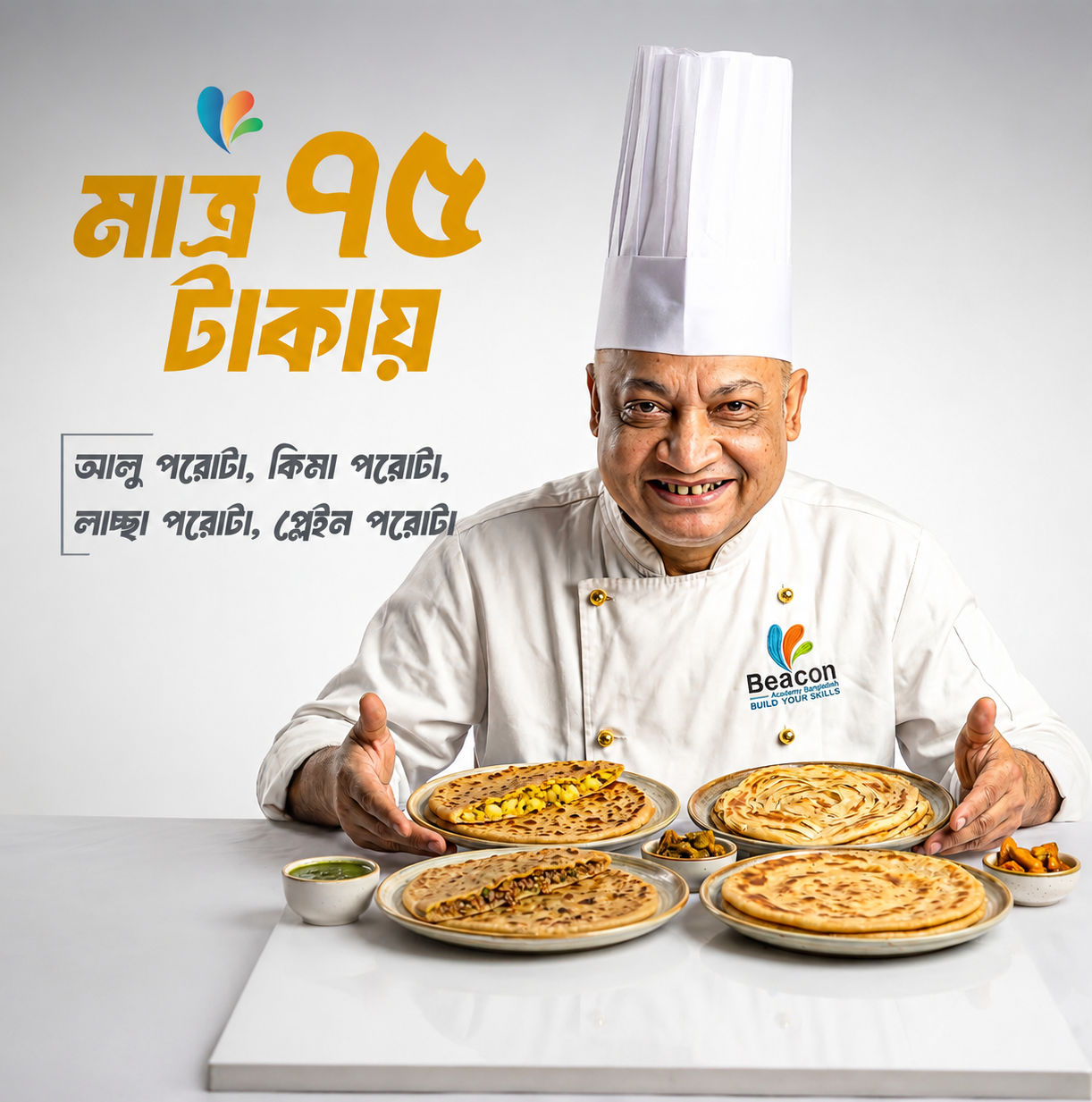 Paratha Masterclass – ( 4 Types )